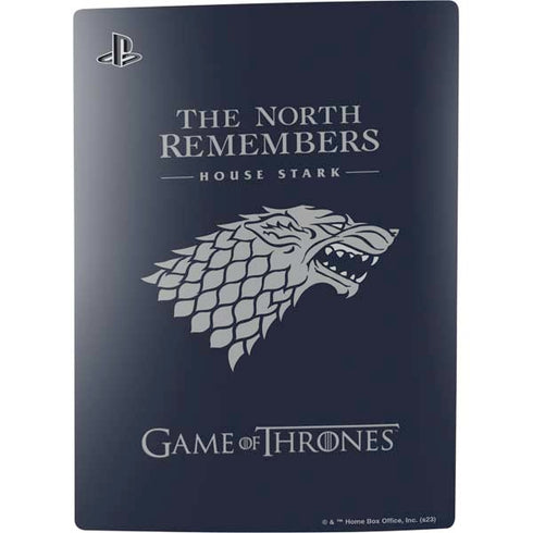 Game of Thrones: House Stark The North Remembers PS5 Console Skin